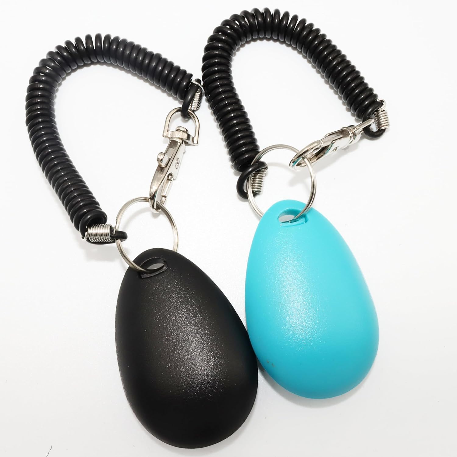 Dog Training Clicker with Sring Wrist and Keyring - Pet Dog Training Clickers for Puppy, Cat, Potty, Bird, Horse, Pet, Trainer Training Tools, Behavior Aids - Image 2